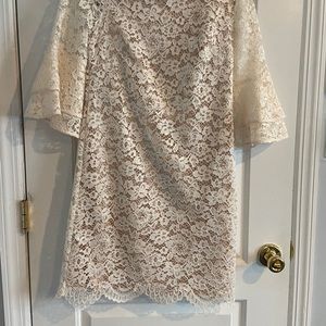 Eliza J NWT cream lace dress size 6